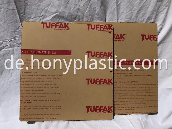 TUFFAK ® 15 Polycarbonate (Formerly Makrolon ®)-1